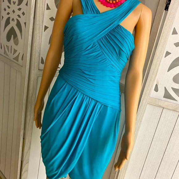 Bcbgmaxazria Dresses | Bcbgmaxazria Dress | Color: Blue/Green | Size: M | Mattleah071214's Closet Bcbgmaxazria Dresses | Bcbgmaxazria Dress | Color: Blue/Green | Size: M | Mattleah071214's Closet